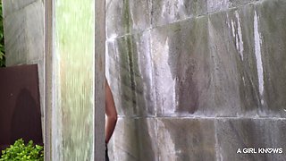 Emelie Crystal's Blonde Lesbian Party in a Glamorous Poolside Frenzy