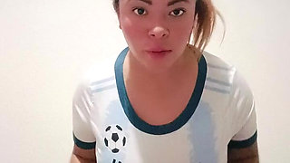 Female Soccer Player Masturbates