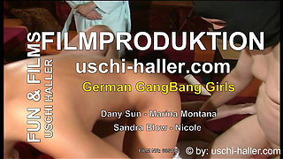 Mega Gangbang Party with Dany Sun, Marina Montana, Sandra Blow & Teen Nicole