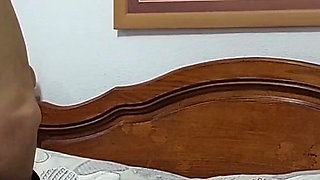 Selena's evening sex games in bed