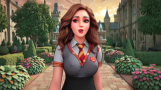 Ai Cartoon POV 1 Week at the Magic University