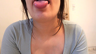 My Pregnant Indian big ass Milf  wife masturbates in the bathroom, secretly while her husband is at home but he gets nothing