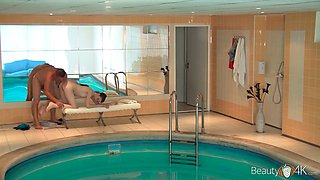 Sunny Honeys Pool Pickup Sparks Blowjob Cunnilingus