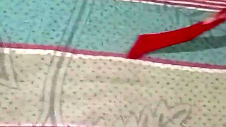 Desi Wife in Red Dress Gets Oiled Ass & Hard Doggy Fuck - Homemade