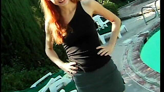 Horny Coed Rubs Vibrator on Her Friend's Clit and Tight Wet Pussy