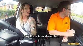 Faux Driving School - Filthy Internal ejaculation and Deep Facehole Oral Activity