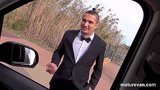 Chesty Mature Gomez Anex Fucking In A Van Only On MatureVan