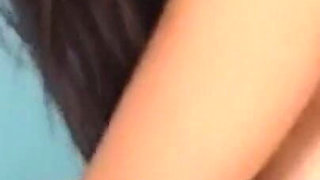 Sultry Brunette Babe Fingers and Licks to Dripping Orgasm