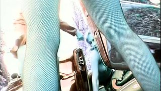 Sexy college babes have lesbian toy fun