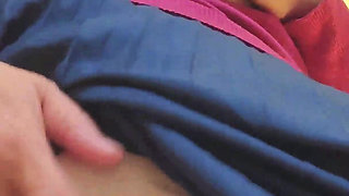A Married Woman Feels Pleasure From Standing Masturbation