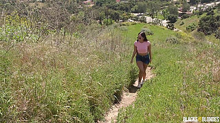 Blacks on Blondes - Madison Wilde Takes Big Cock After Big Hike
