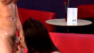 Sexy babe with amazing boobs squirting