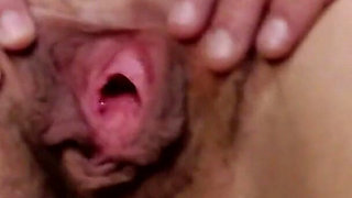 Beautiful Pussy Lips Gaping Back View Closeup