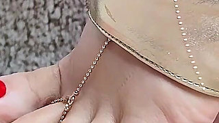 Heels, Anklets and Red Toes