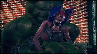 Female Knight Lose To Monster Ork - Episode,26 Sorry, Fixed!