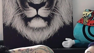 Tattooed Punk Rock Alt Baddie Titi Ramone Gets Fucked by Asian Stud Leo Vice Until She Squirts