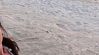 Femdom in Paradise Outdoor Worship on the Beach