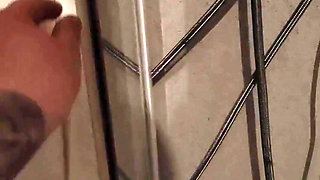 Stepsister Loves When I Watch They in Village Shower