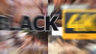 Black4k. bday party finishes for ebony possessor and white guest with porn