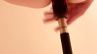 First Time Anal with Sex Machine!