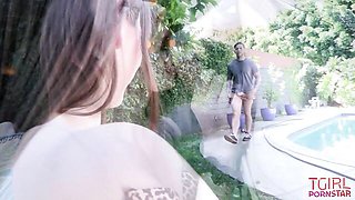 Steve Rickz and Amanda Riley's bareback video by Grooby Girls