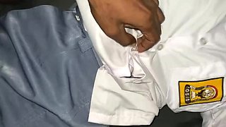 Hot teen with big tits gets fucked hard by stepbrother in viral home video