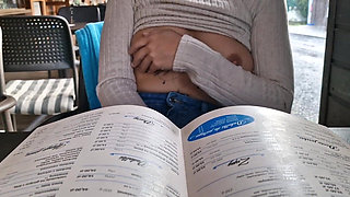 Flashing of Tits in a Restaurant