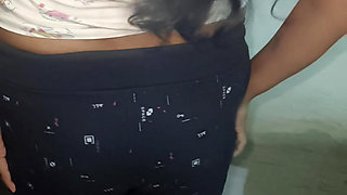 S-249. Bhabhi pressing her big boobs front of stepbrother