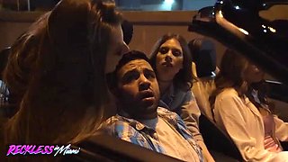 Reckless in Miami: Gia Derza Face Fucked and Gagged in Public Bathroom