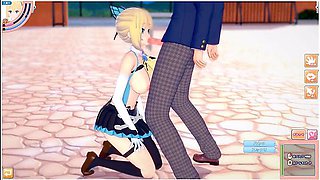 [hentai Game Koikatsu! ]have Sex With Big Tits Vtuber Mirai Akari.3dcg Erotic Anime Video