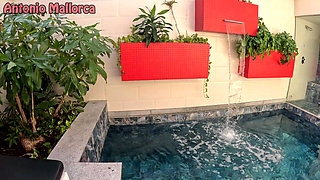 Uncut - Hot Spanish Pregnant Mom with Big Tits Gets Picked up in Public - Behind the Scene