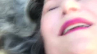 Outdoors Under Table Blowjob & on Table Fuck & Squirt! Maxxximummilf