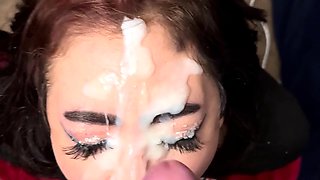 Huge Japan blowjob and handjob POV orgy with a cumshot