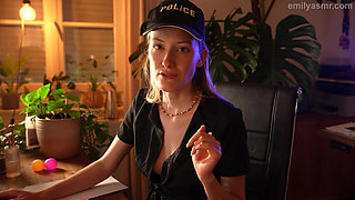 Naughty Police Officer Tests Your Focus - ASMR (you are in big trouble...)