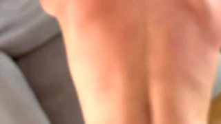 Sensual blonde beauty enjoys blowjob cumshot big tits passion