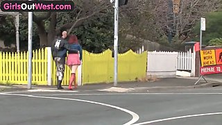 Girls Out West - Amateur Australian punk couple having sex