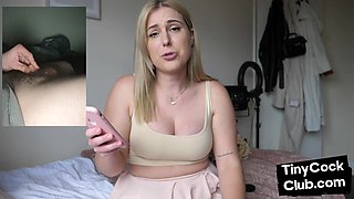 SPH femdom brit insults tiny knob incel