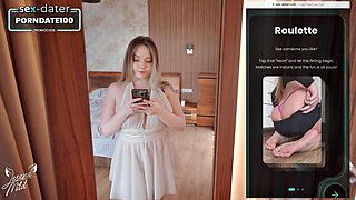 Big Tits Beautys Stranger Seduction Ends in Deep Throat Cumshot
