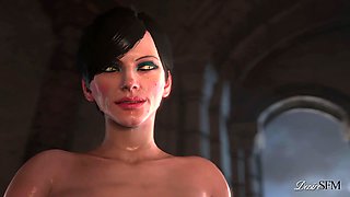 The Witcher Futanari - Futa Fringilla x Anna Henrietta - Corruption of the Lodge