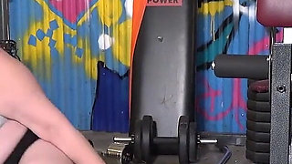 Auntjudys - Hairy Mature BBW Catherine Can Masturbates at the Gym