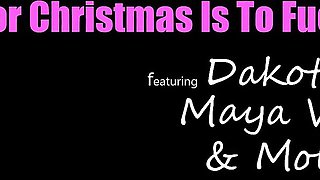 Magnificent Charles Dera and Maya Woulfe - christmas movie - My Family Pies