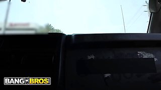 Bangbros - daya dare the handsome engineer takes the bus rail of her life and swallows ace’s explosion