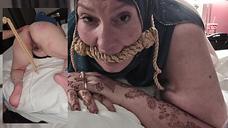 Hijabi Cripple Bum BDSM From Both Angles