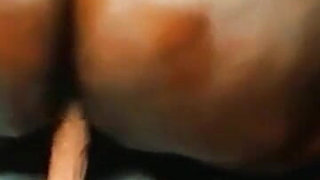 Oiled BBW Riding Dildo