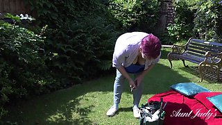 After Tending The Garden, Layla Tends to Her Pussy