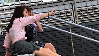 Amateur asian stepsister teen eating pussy in high def