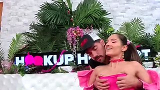 A Dildo In Ava Alex's Mouth And A Big Cock In Her Pussy!