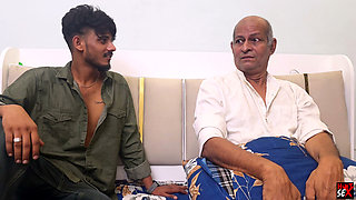 Indian Asian Desi Step Father Grandson Hardcore Licking Fucking Threesome Video
