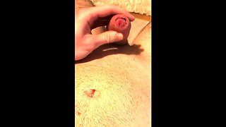 German Twink Edging, Moaning, and Sperm Release
