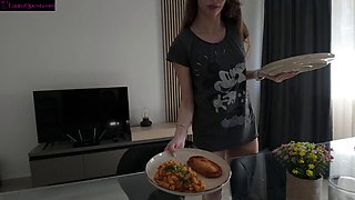 Laura Quest as Nympho Girlfriend Dominates Her Man with Intense Blowjobs, Dirty Talk and Total